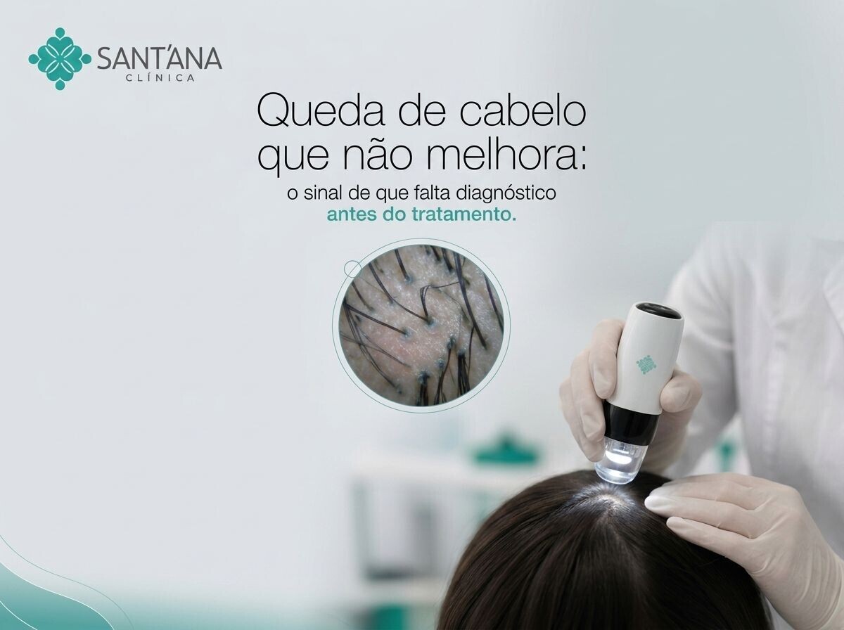Exames de diagnóstico - Tricoscopia e Fototricograma Mapeamento do cabelo e couro cabeludo.